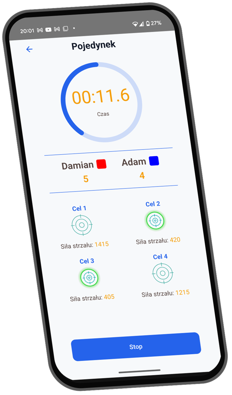 Aimora Android App - Game Interface